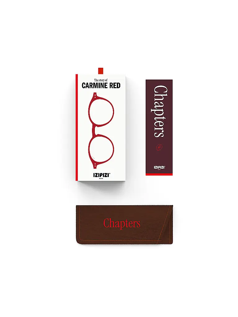 IZIPIZI | Lesebrille READING #D | dunkelrot