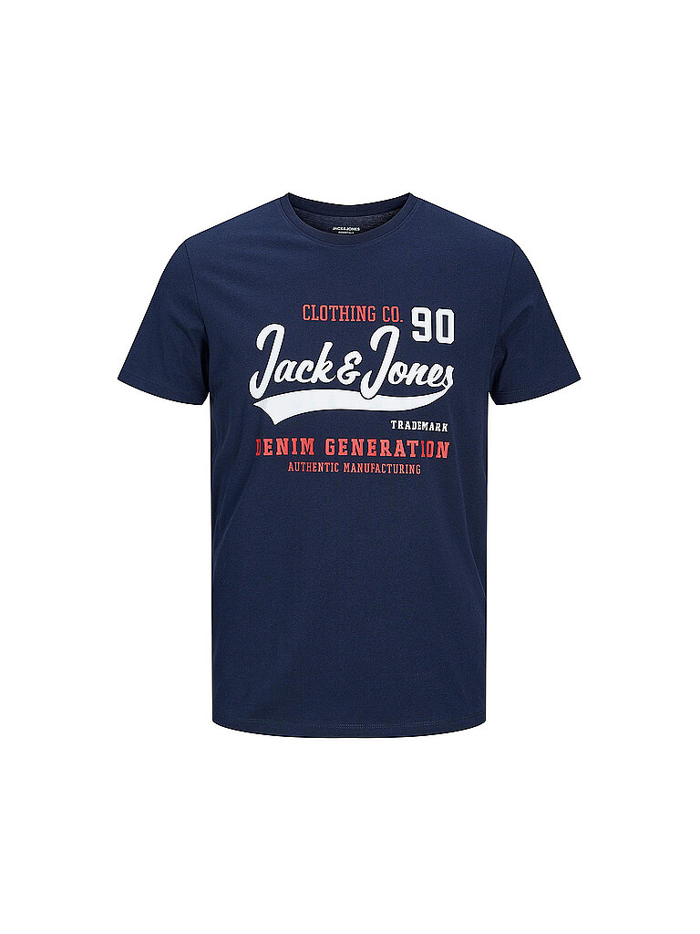 jack & jones jungen t-shirt jjelogo  dunkelblau | 164