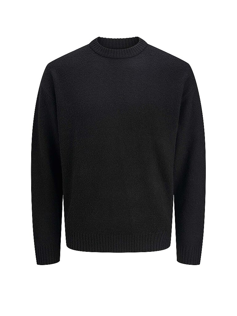 Jack & Jones JJESOHO OLLIE KNIT CREW NECK SN Strickpullover schwarz in L