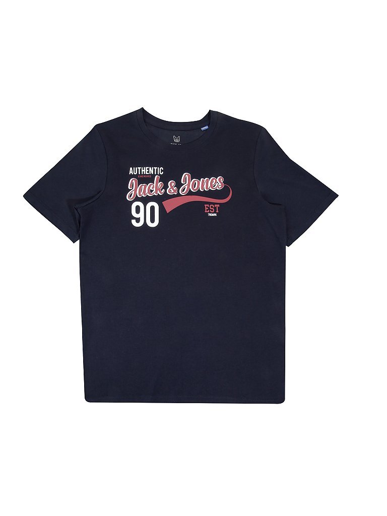 JACK & JONES Jungen-T-Shirt JJELOGO blau | 140