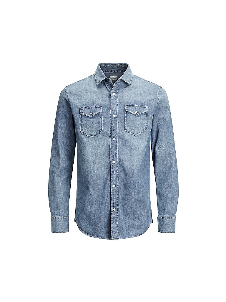 JACK & JONES Jungen-Jeanshemd JJEWESTERN SHERIDAN blau | 152