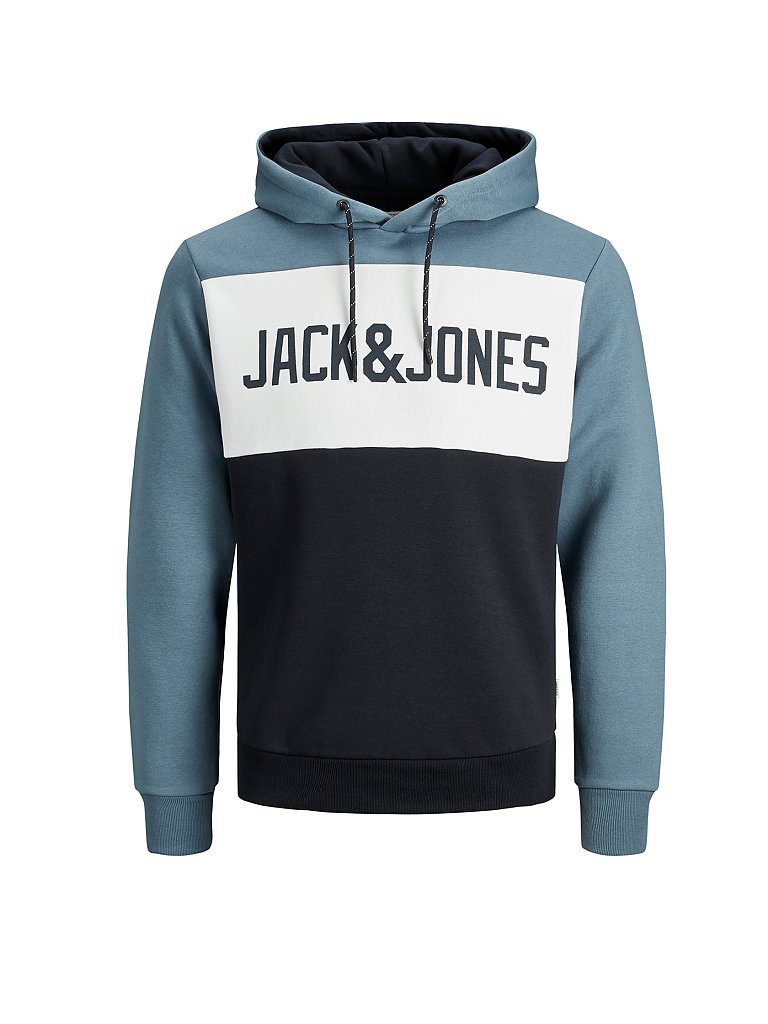 JACK & JONES Sweater JJELOGO blau | L