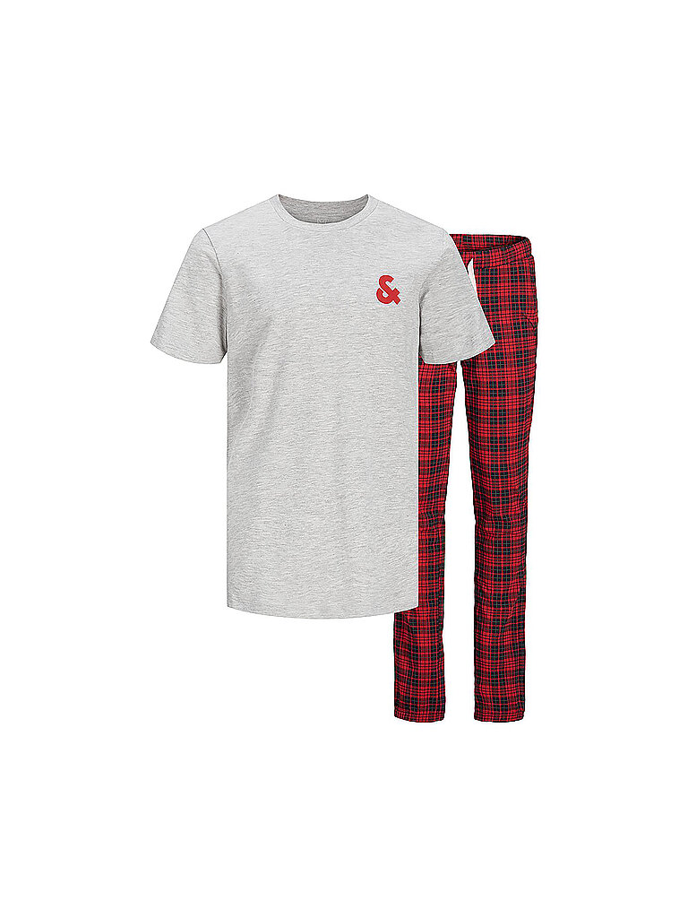 JACK & JONES Kinder Pyjama  JACROMEO   grau | 152