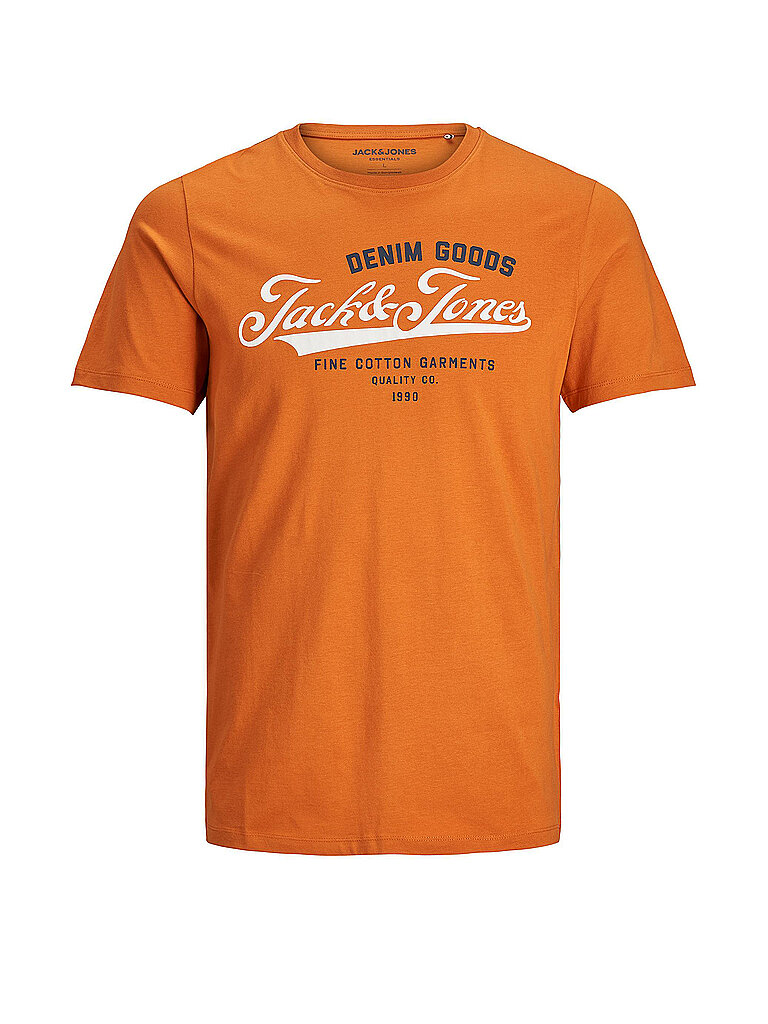 JACK & JONES T Shirt  JJELOGO   orange | L