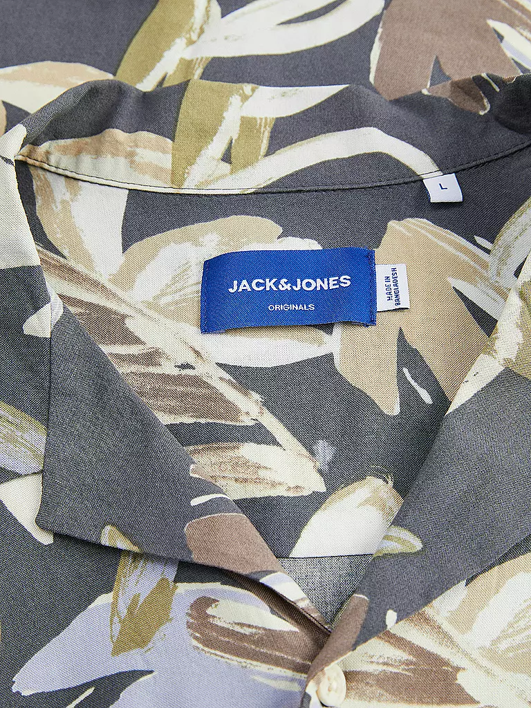 JACK & JONES | Hemd Regular Fit JORLUKE VARENNA | creme