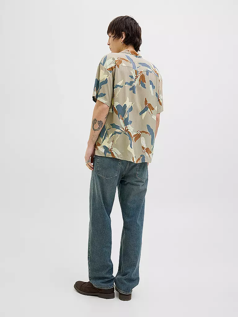 JACK & JONES | Hemd Regular Fit JORLUKE VARENNA | creme
