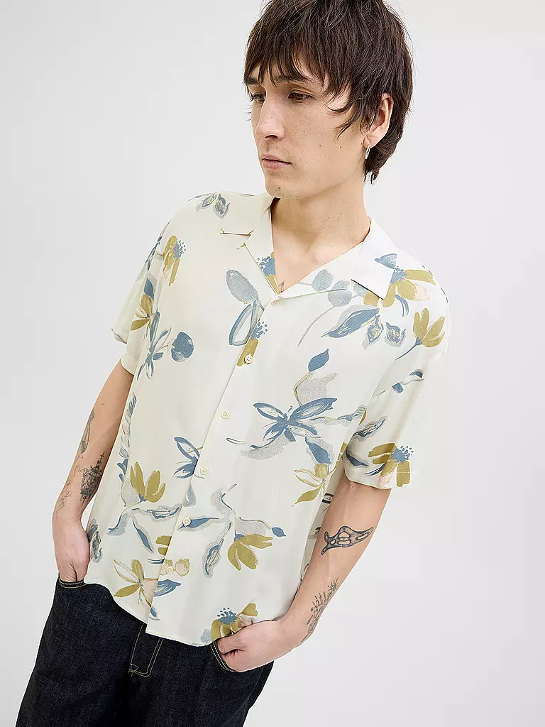 JACK & JONES | Hemd Regular Fit JORLUKE VARENNA | grau