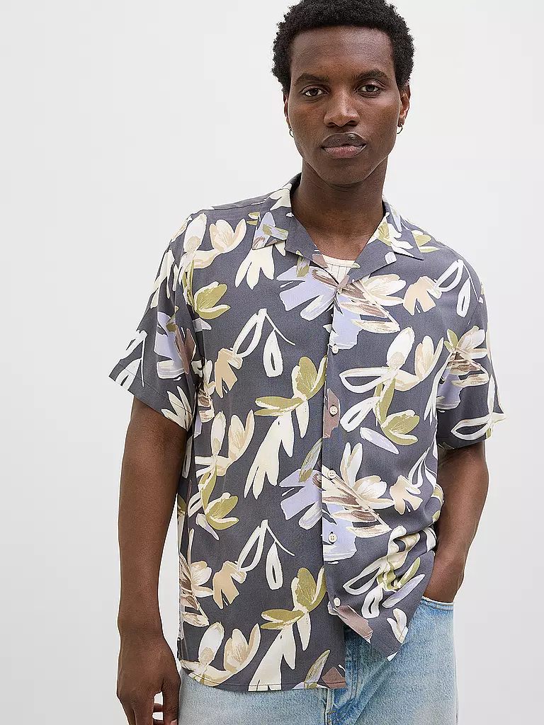 JACK & JONES | Hemd Regular Fit JORLUKE VARENNA | creme