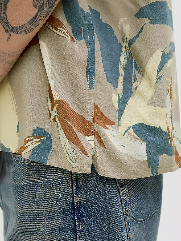 JACK & JONES | Hemd Regular Fit JORLUKE VARENNA | creme