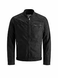 JACK & JONES | Jacke in Lederoptik JCOROCKY | schwarz