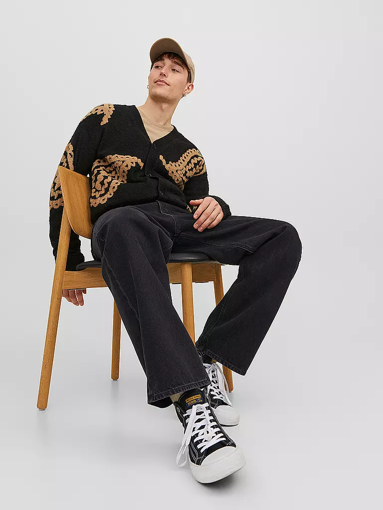 JACK & JONES | Jeans Baggy Fit JJIALEX JJORIGINAL | Schwarz