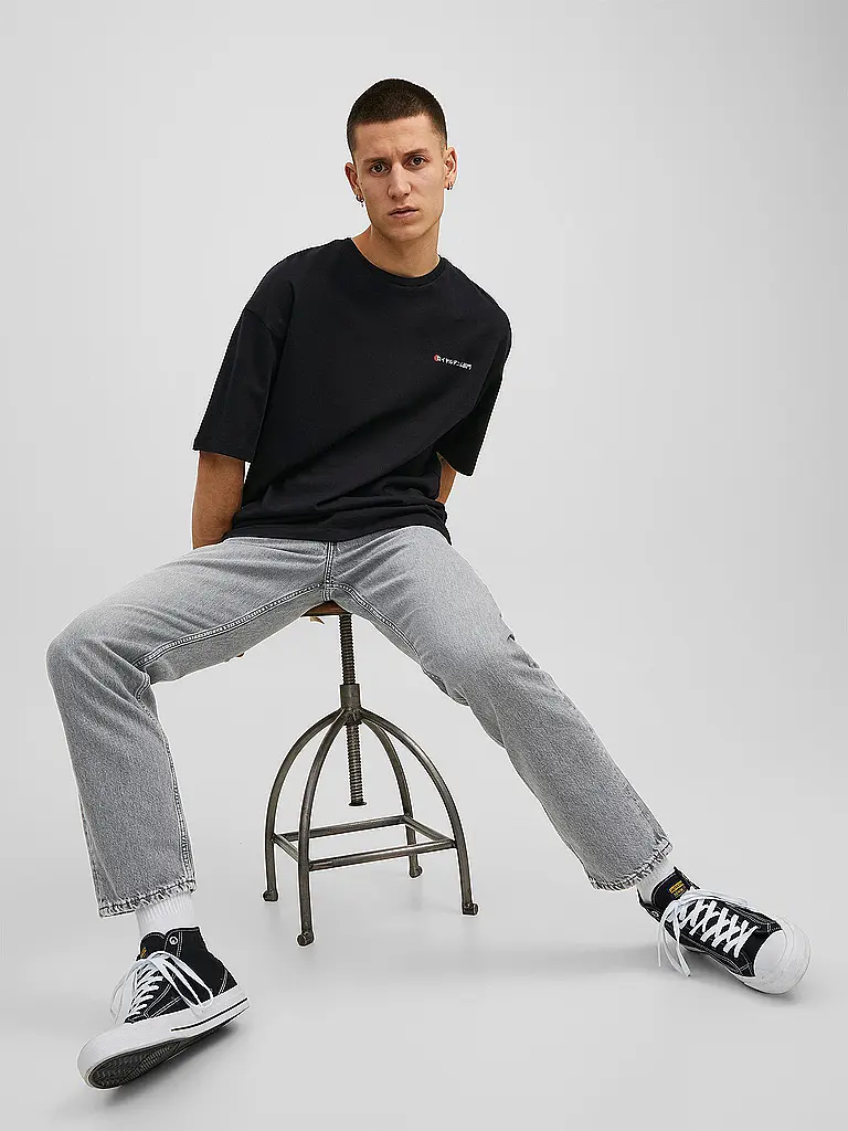 JACK & JONES | Jeans Baggy Fit JJICHRIS JJORIGINAL | Grau