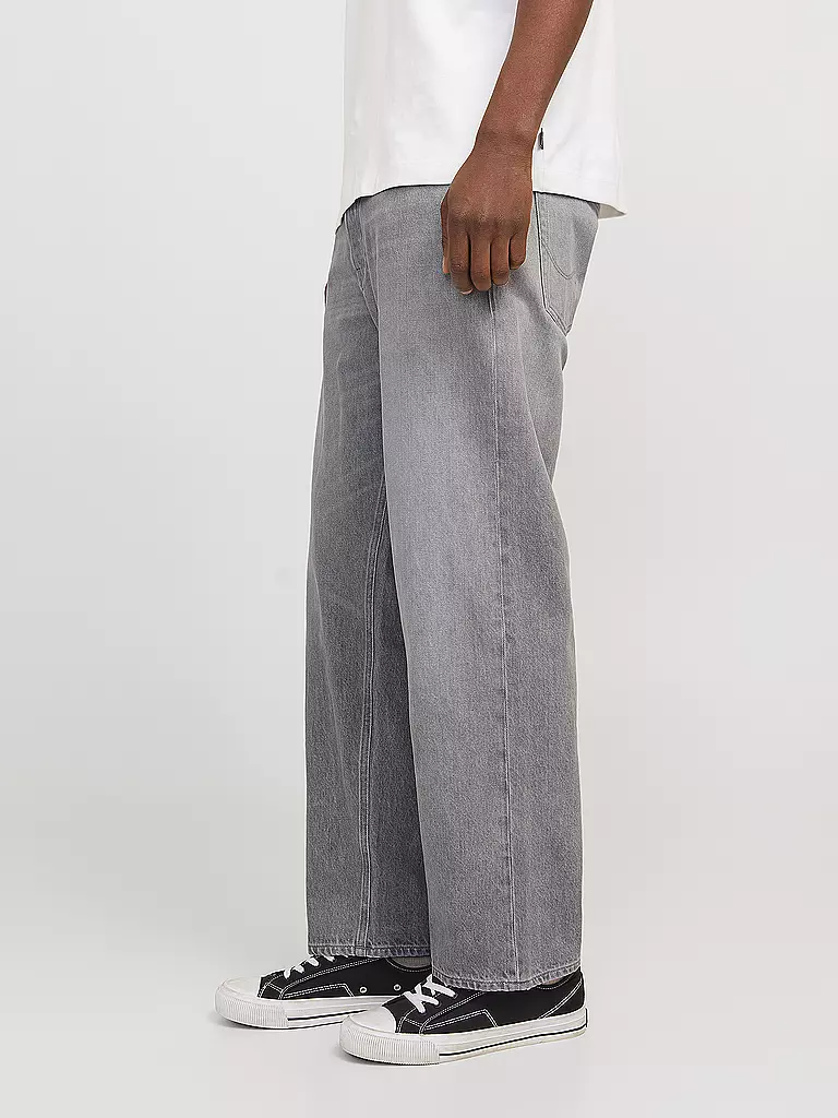 JACK & JONES | Jeans Baggy Fit JJIEDDIE JJIORIGINAL | grau