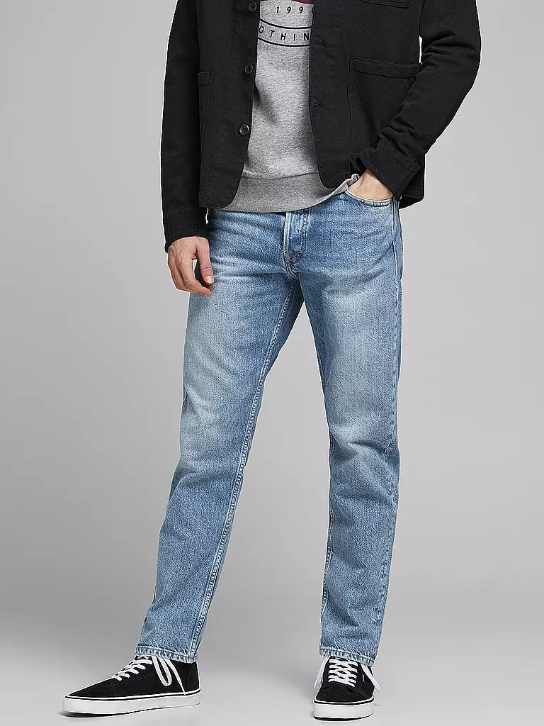 JACK & JONES | Jeans Regular Fit JJICHRIS | schwarz