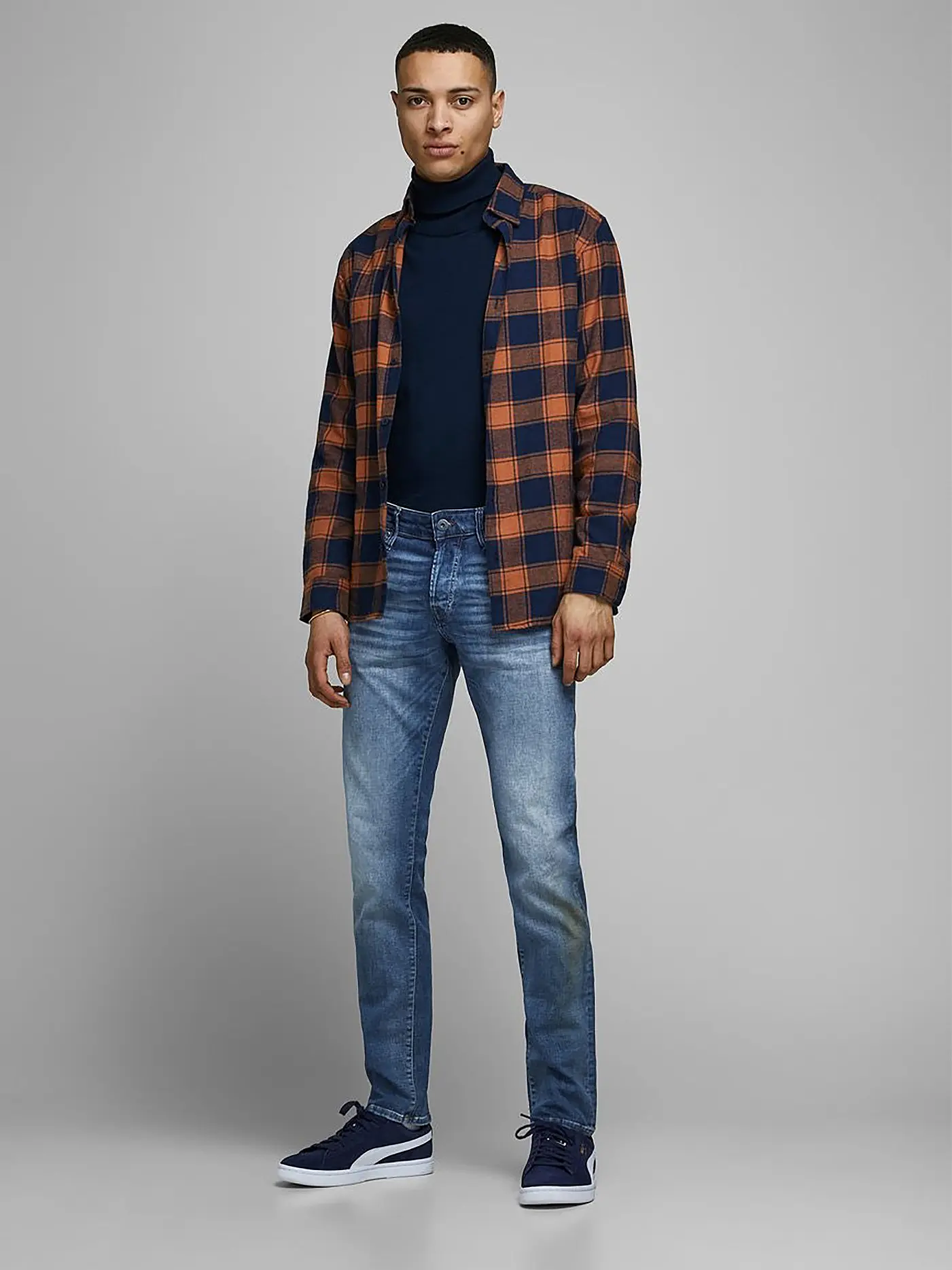 JACK & JONES | Jeans Slim Fit JJIGLENN JJICON | blau