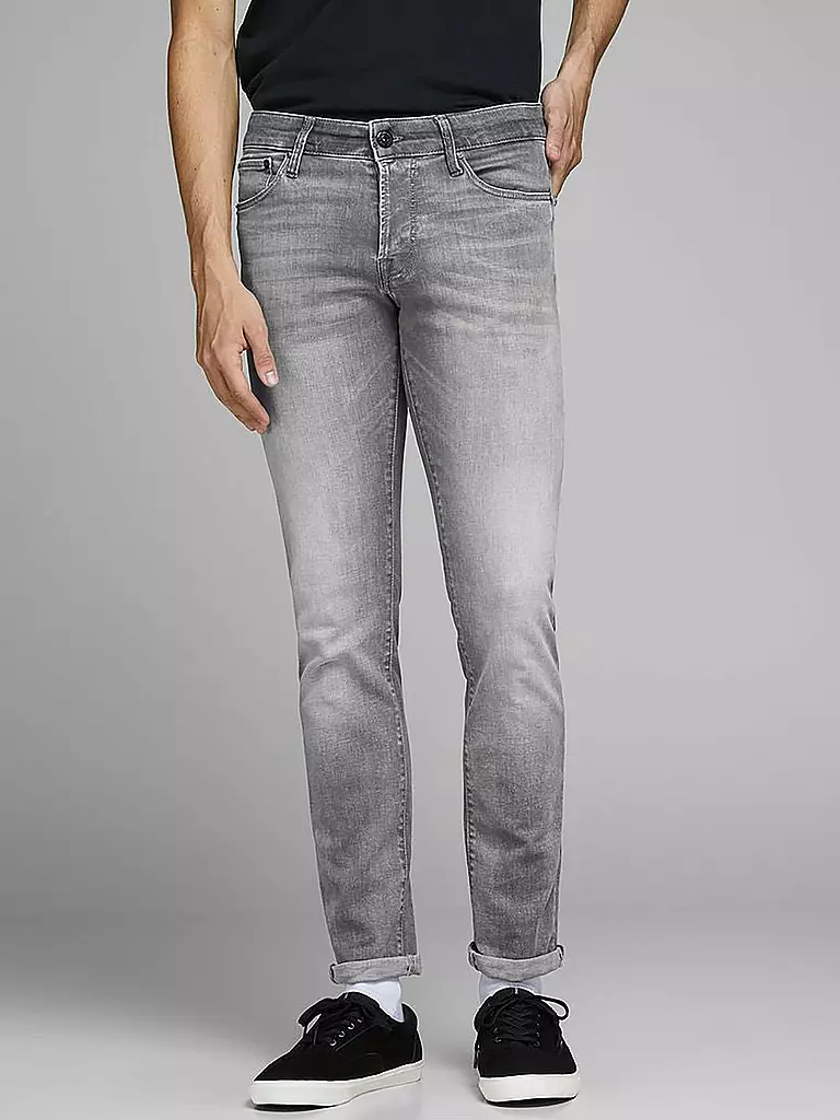 JACK & JONES | Jeans Slim Fit JJIGLENN JJICON | grau