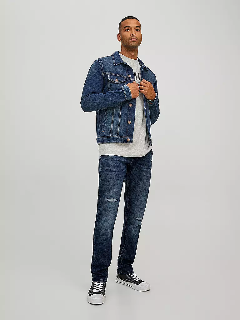 JACK & JONES | Jeans Slim Fit JJIGLENN | Dunkelblau