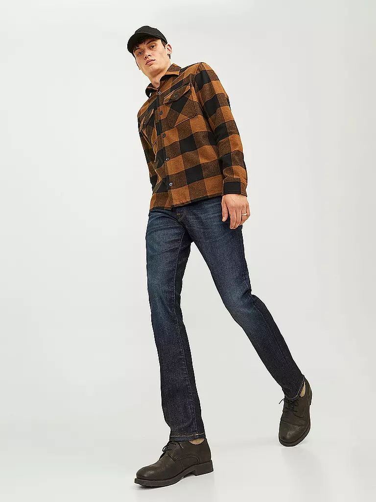 JACK & JONES | Jeans Slim Fit JJIGLENN | dunkelblau