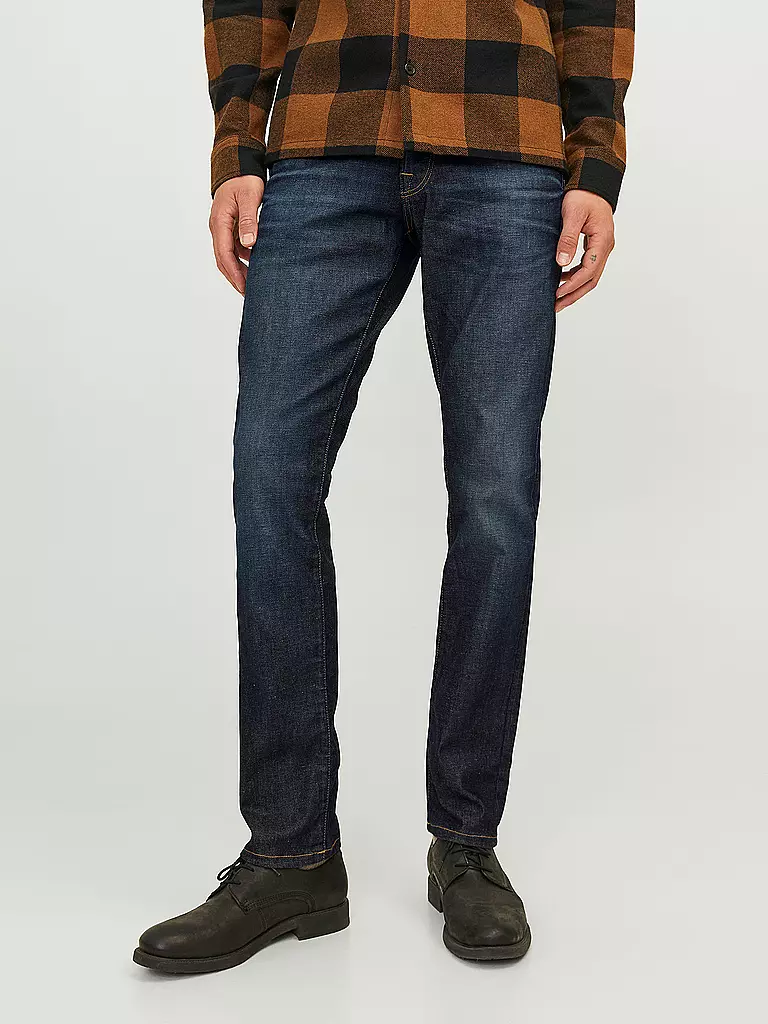 JACK & JONES | Jeans Slim Fit JJIGLENN | dunkelblau