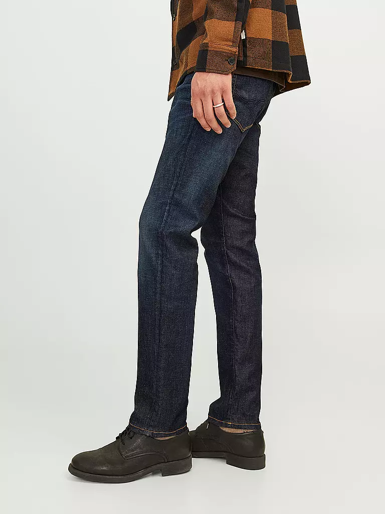 JACK & JONES | Jeans Slim Fit JJIGLENN | dunkelblau
