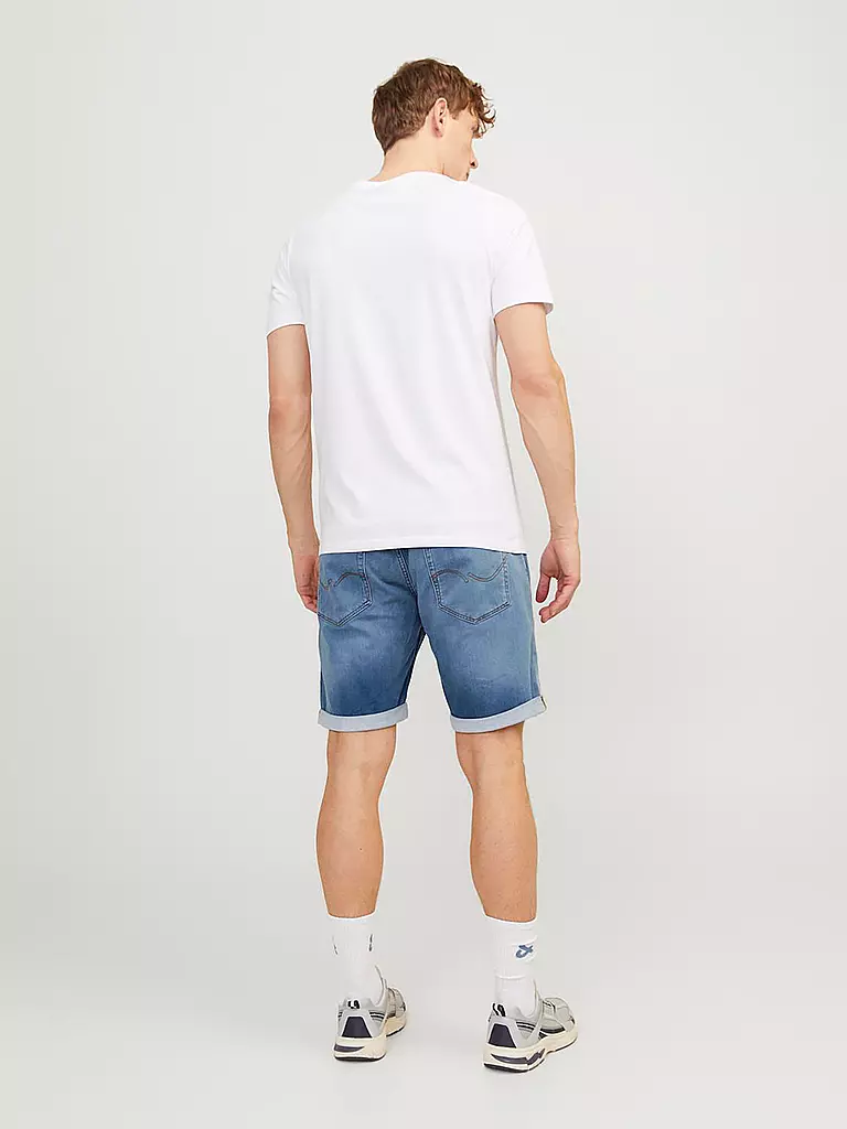 JACK & JONES | Jeansshorts JJIRICK JJICON | hellgrau