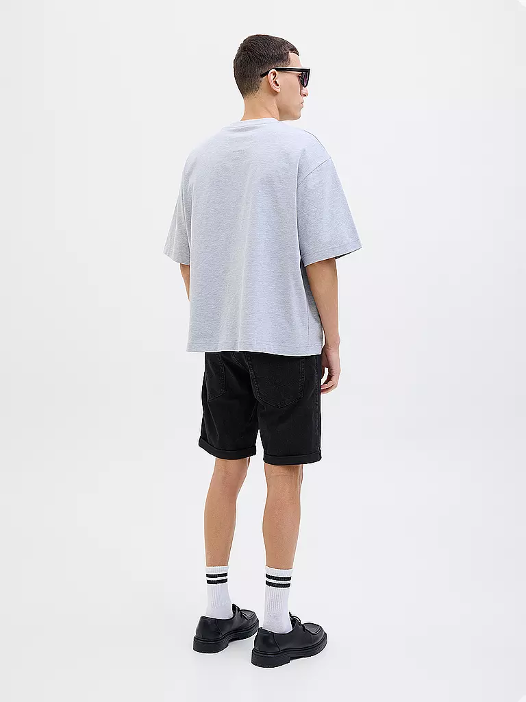 JACK & JONES | Jeansshorts JJIRICK JJORIGINAL | schwarz