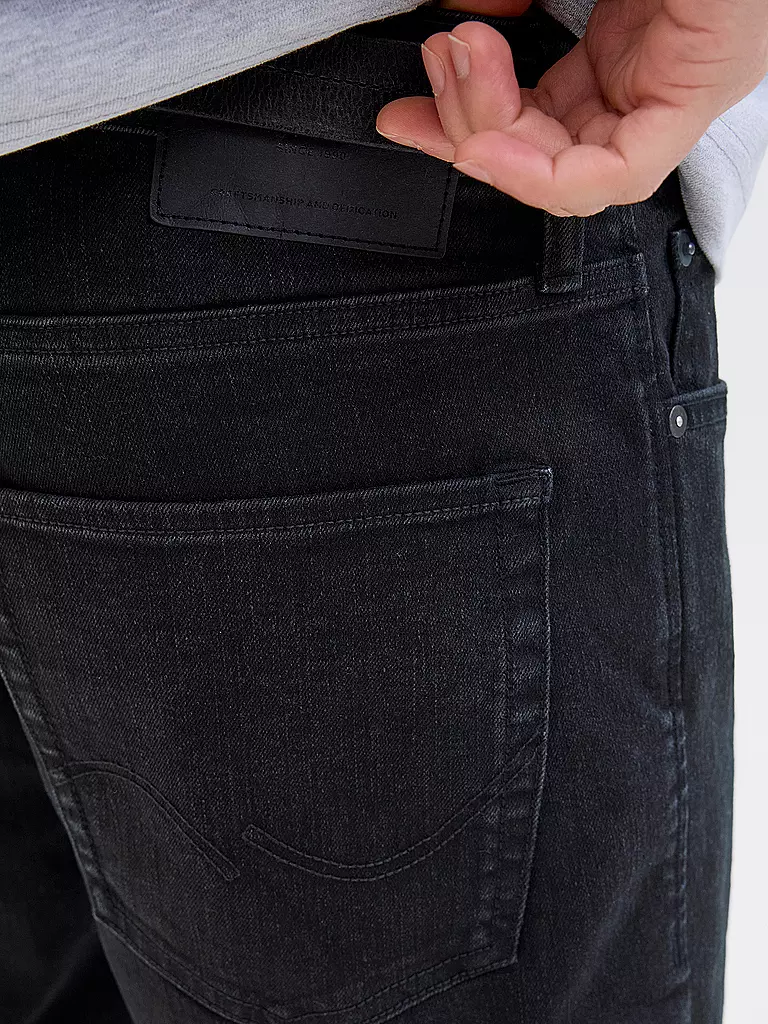 JACK & JONES | Jeansshorts JJIRICK JJORIGINAL | schwarz