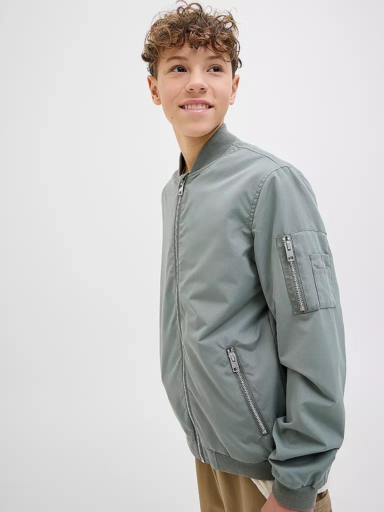 JACK & JONES | Jungen Blouson JJERUSH | grau