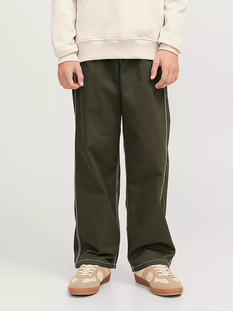 JACK & JONES | Jungen Hose JPSTALEX JJCONTRAST | schwarz