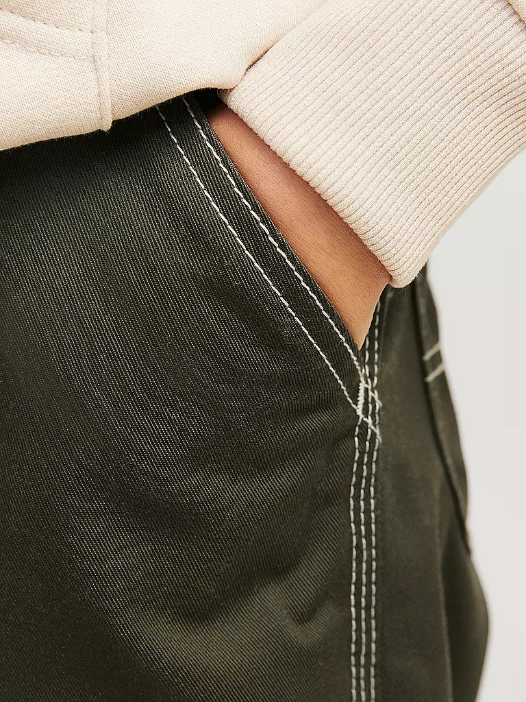 JACK & JONES | Jungen Hose JPSTALEX JJCONTRAST | schwarz