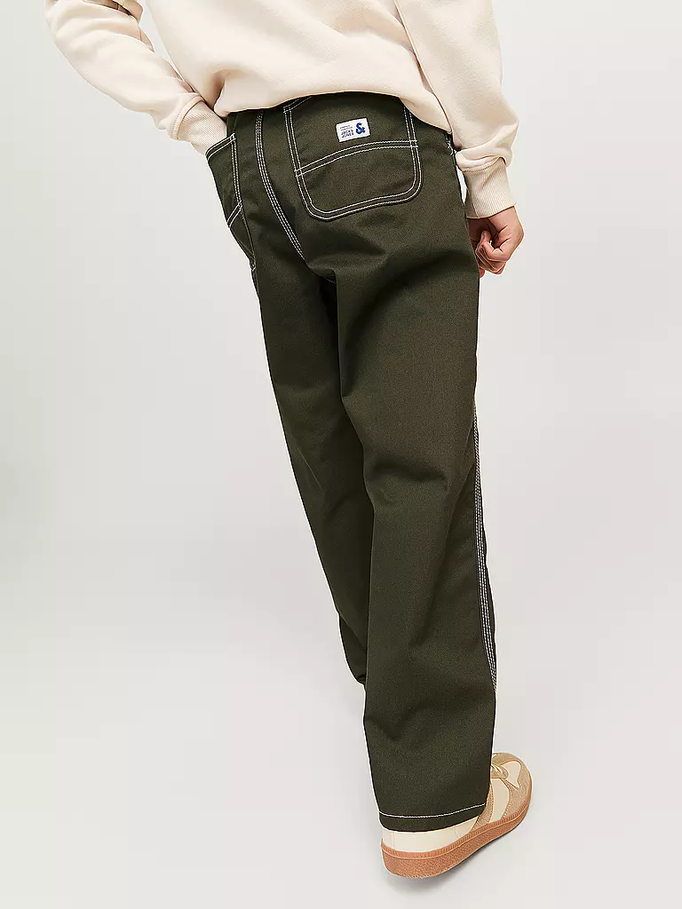 JACK & JONES | Jungen Hose JPSTALEX JJCONTRAST | schwarz
