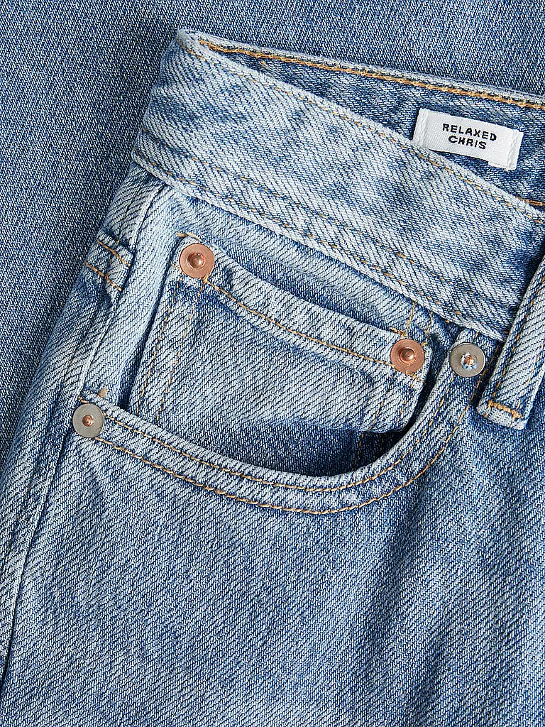 JACK & JONES | Jungen Jeans Relaxed Fit JJICHRIS JJORIGINAL | hellblau