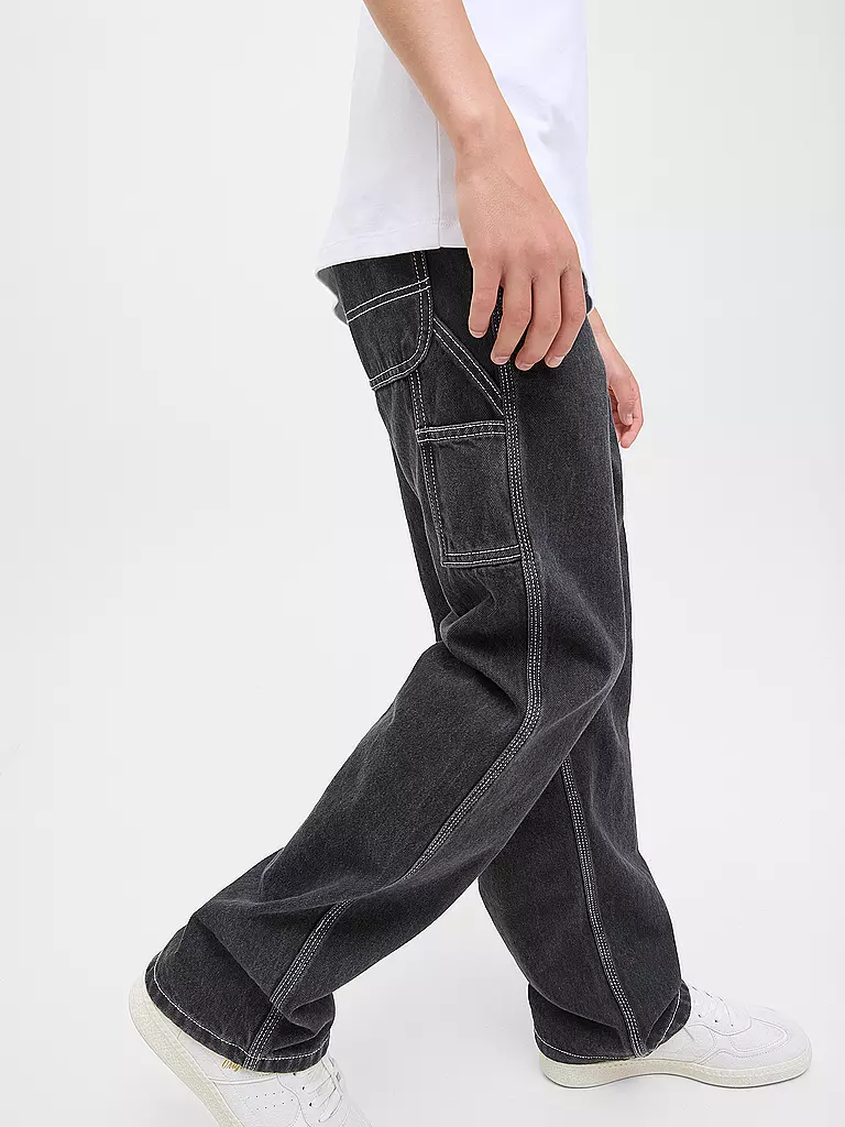 JACK & JONES | Jungen Jeans Tapered Fit JJIALEX | schwarz