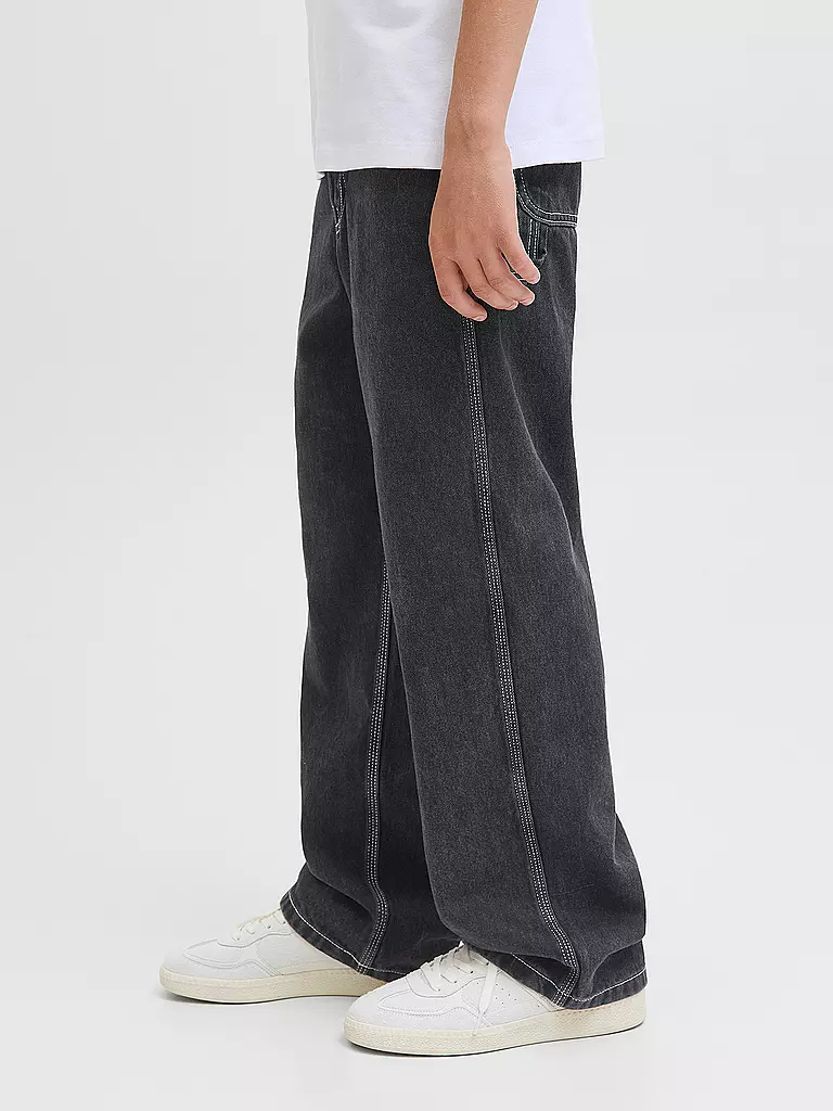 JACK & JONES | Jungen Jeans Tapered Fit JJIALEX | schwarz