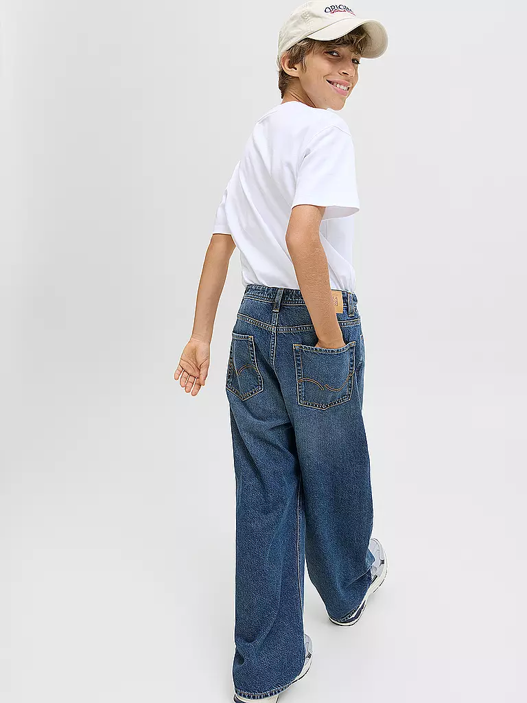 JACK & JONES | Jungen Jeans Tapered Fit JJIRON | blau