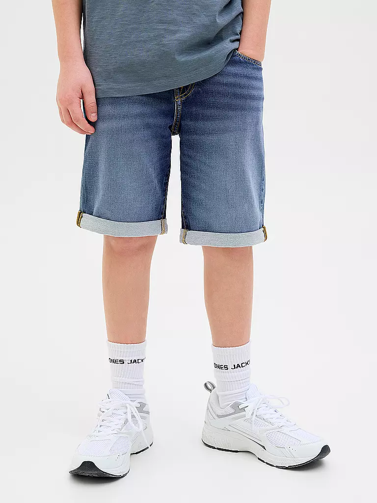 JACK & JONES | Jungen Jeansshorts JJIRICK JJICON | blau
