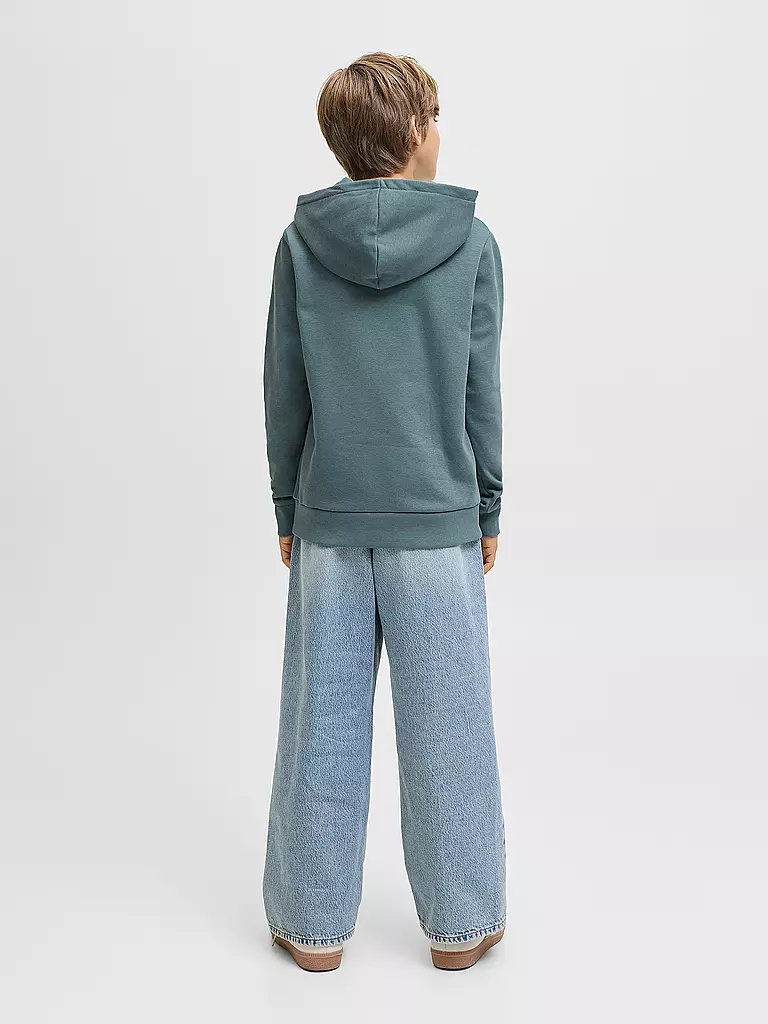 JACK & JONES | Jungen Kapuzensweater - Hoodie JJECALEB | hellgrün