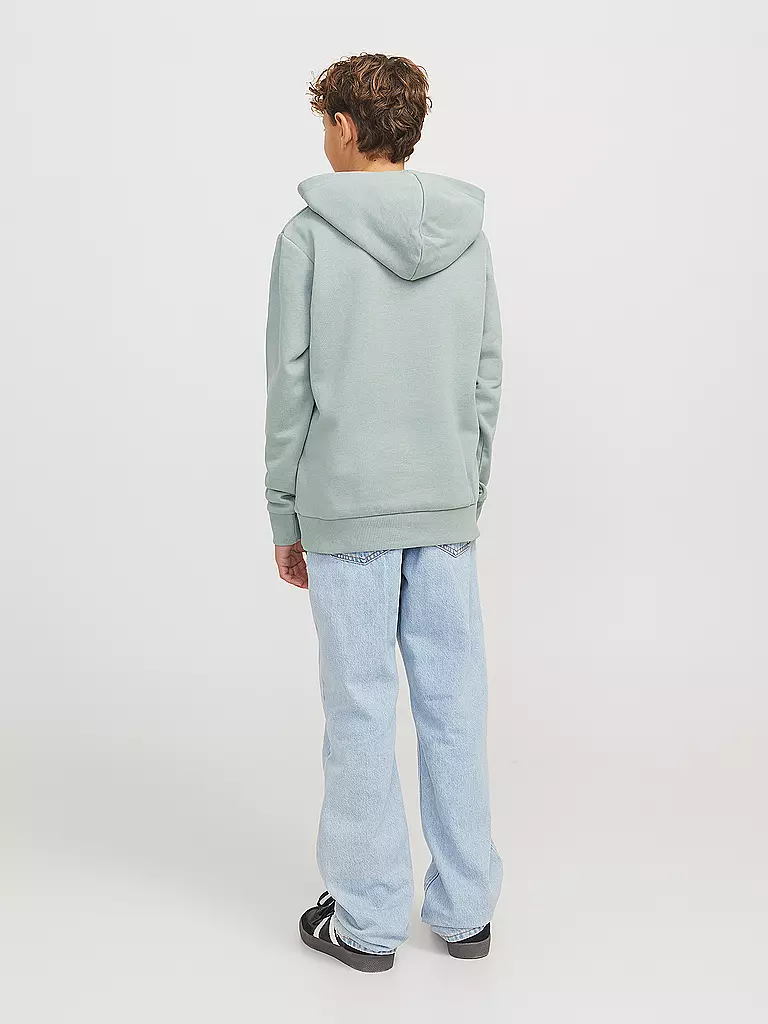 JACK & JONES | Jungen Kapuzensweater - Hoodie JJECALEB | schwarz