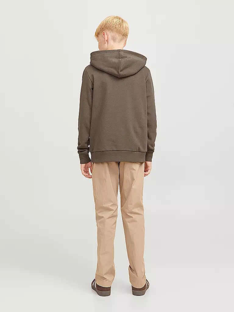 JACK & JONES | Jungen Kapuzensweater - Hoodie JJECALEB | hellgrün