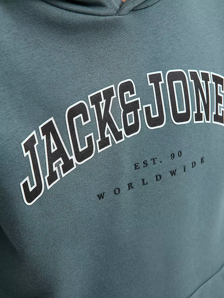 JACK & JONES | Jungen Kapuzensweater - Hoodie JJECALEB | hellgrün