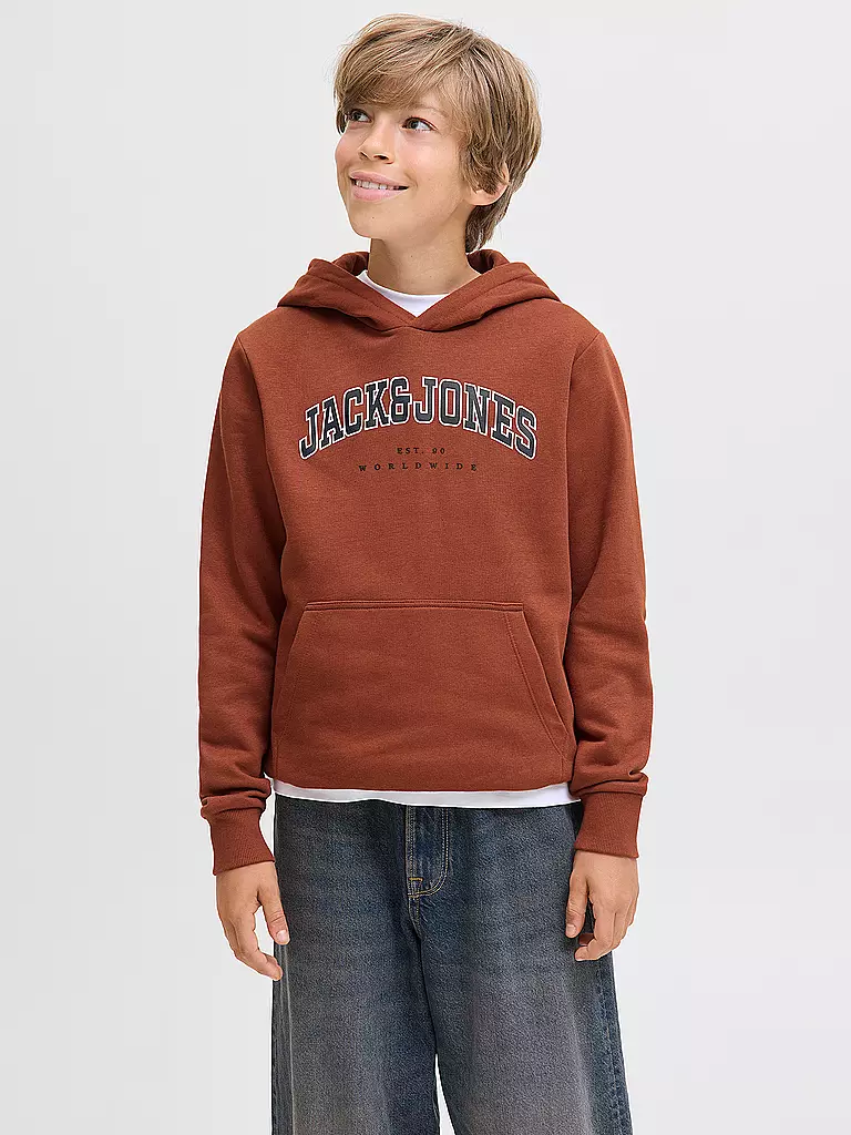 JACK & JONES | Jungen Kapuzensweater - Hoodie JJECALEB | hellgrün