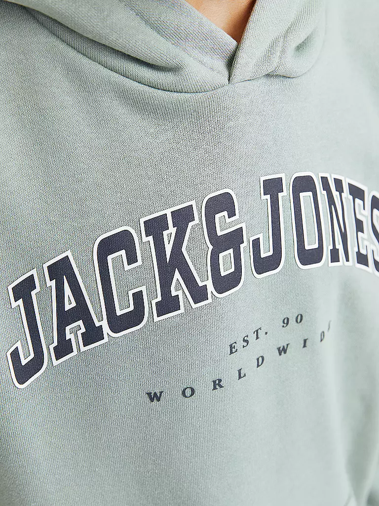 JACK & JONES | Jungen Kapuzensweater - Hoodie JJECALEB | schwarz