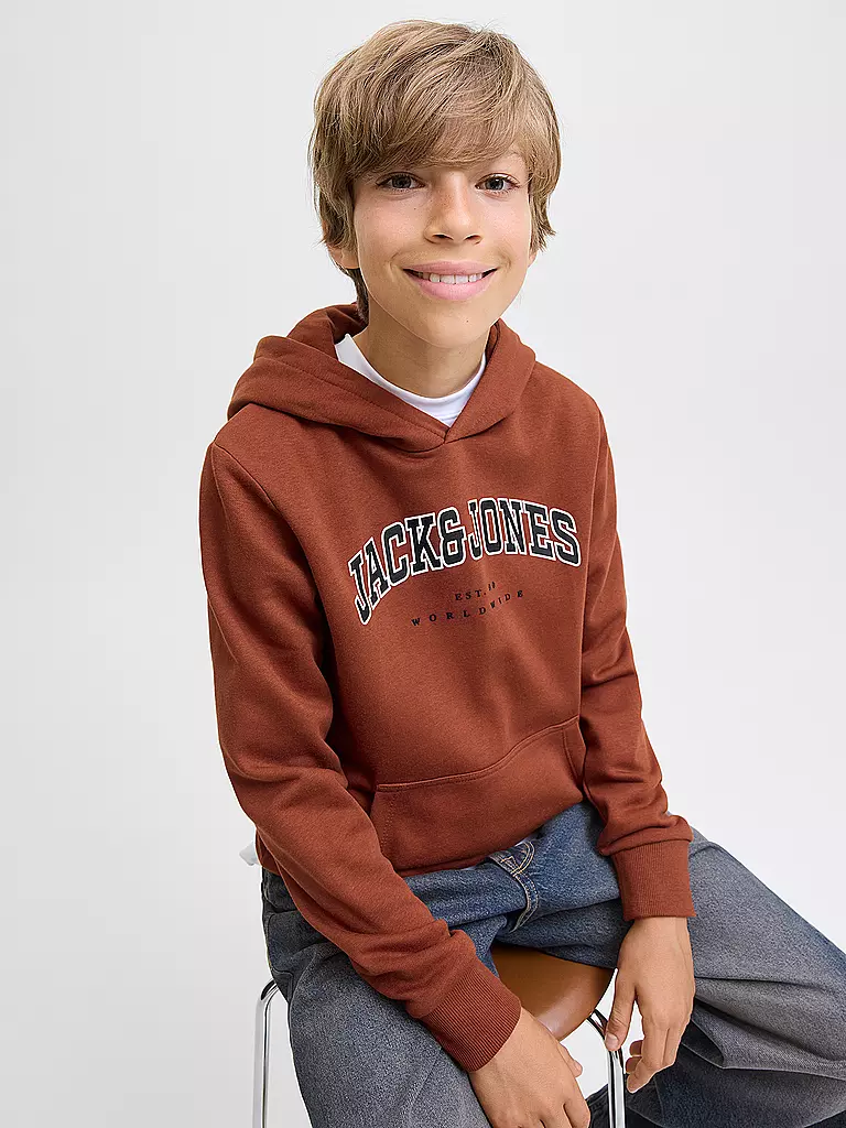 JACK & JONES | Jungen Kapuzensweater - Hoodie JJECALEB | hellgrün