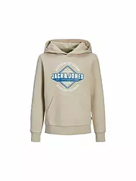 JACK & JONES | Jungen Kapuzensweater - Hoodie JJELOGO | Beige