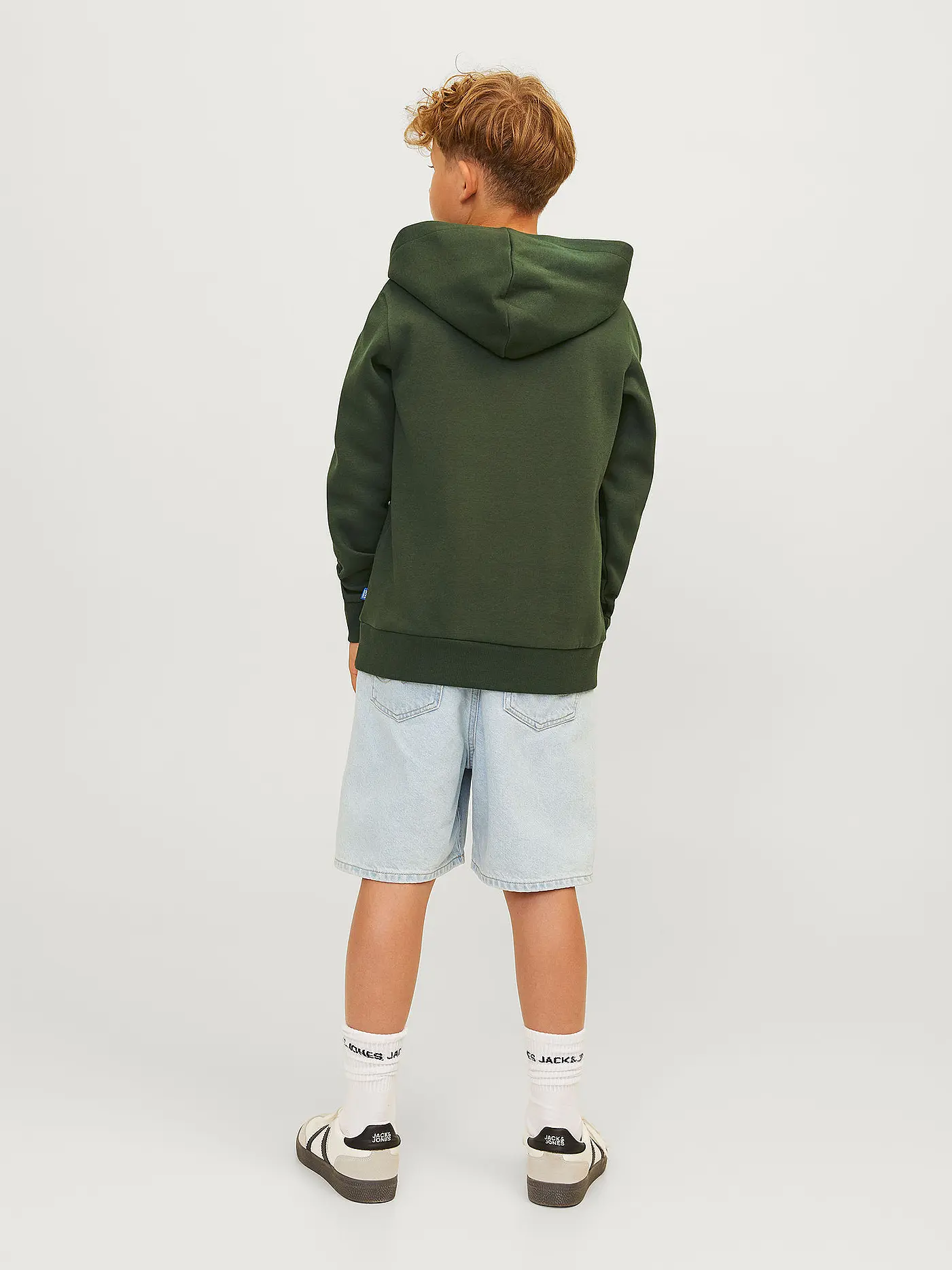 JACK & JONES | Jungen Kapuzensweater - Hoodie JJELOGO | olive