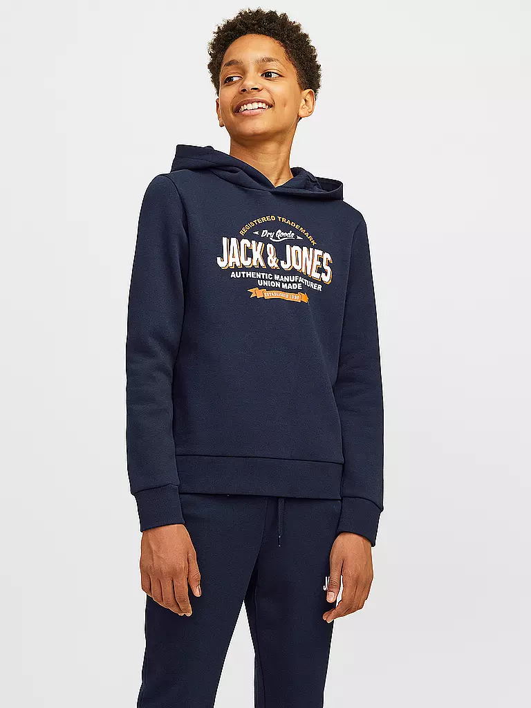 JACK & JONES | Jungen Kapuzensweater - Hoodie JJELOGO | hellgrün