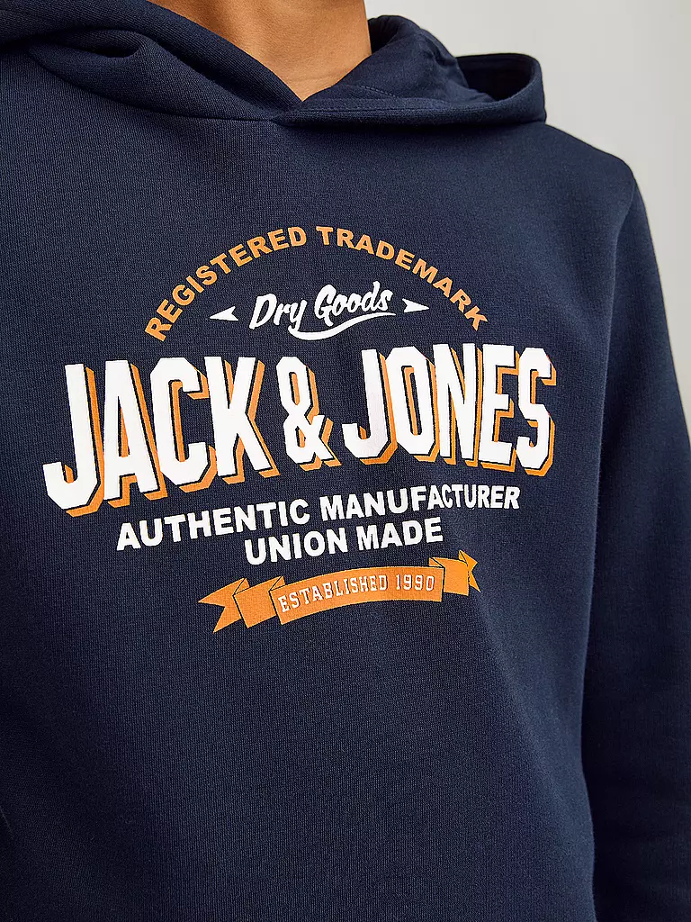 JACK & JONES | Jungen Kapuzensweater - Hoodie JJELOGO | hellgrün