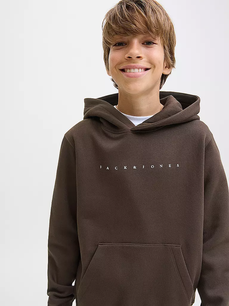 JACK & JONES | Jungen Kapuzensweater - Hoodie JJESTAR JJ | dunkelgrün