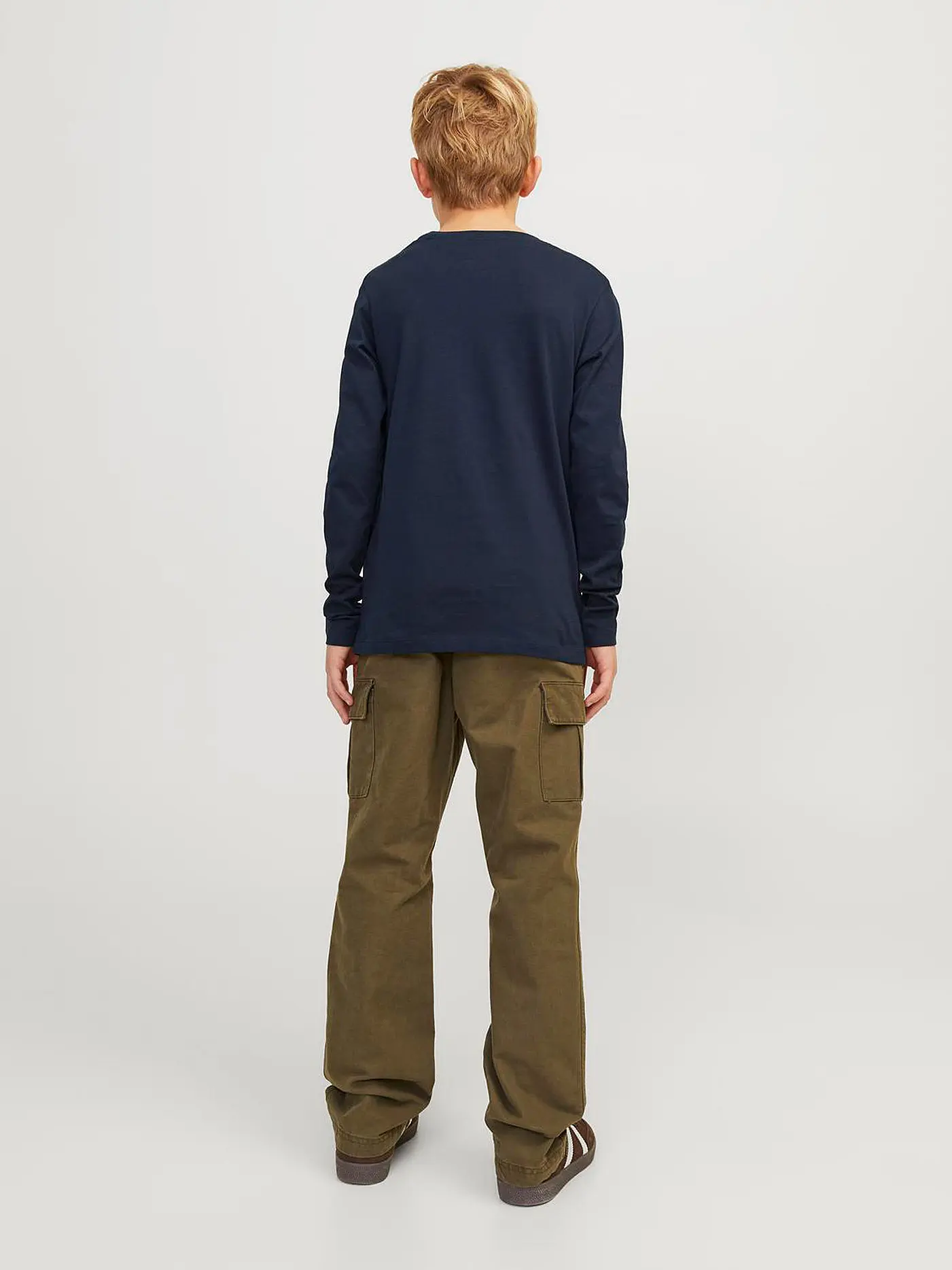 JACK & JONES | Jungen Langarmshirt  JJELOGO | dunkelblau