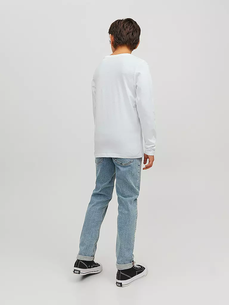 JACK & JONES | Jungen Langarmshirt JJEORGANIC | schwarz